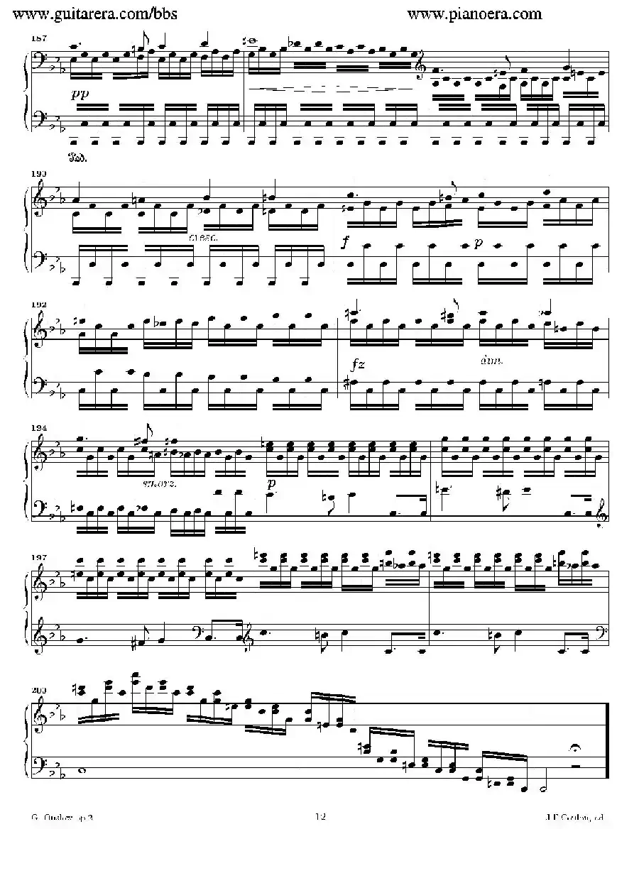 Grande Piano Sonata in c Minor Op.2(c小调华丽钢琴奏鸣曲·第一乐章)