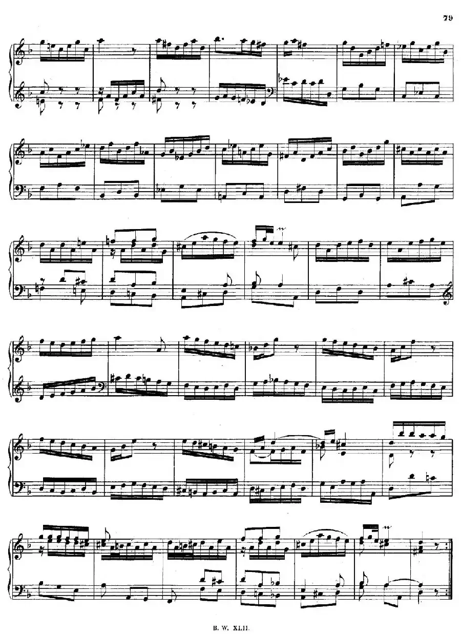 16 Concertos BWV 972-987(十六首为独奏古钢琴而作的协奏曲)(P21——30)