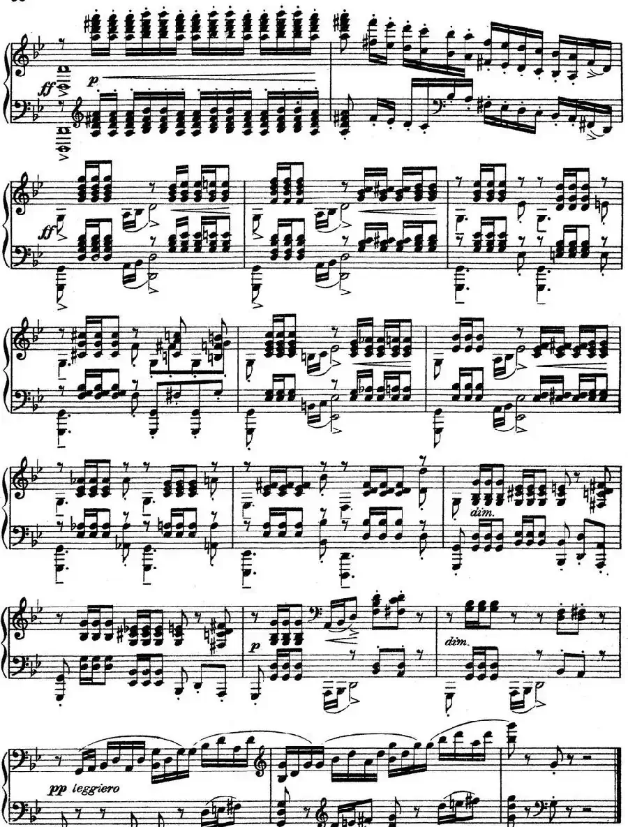 10 Preludes Op.23(拉赫玛尼诺夫10首前奏曲·Ⅴ)