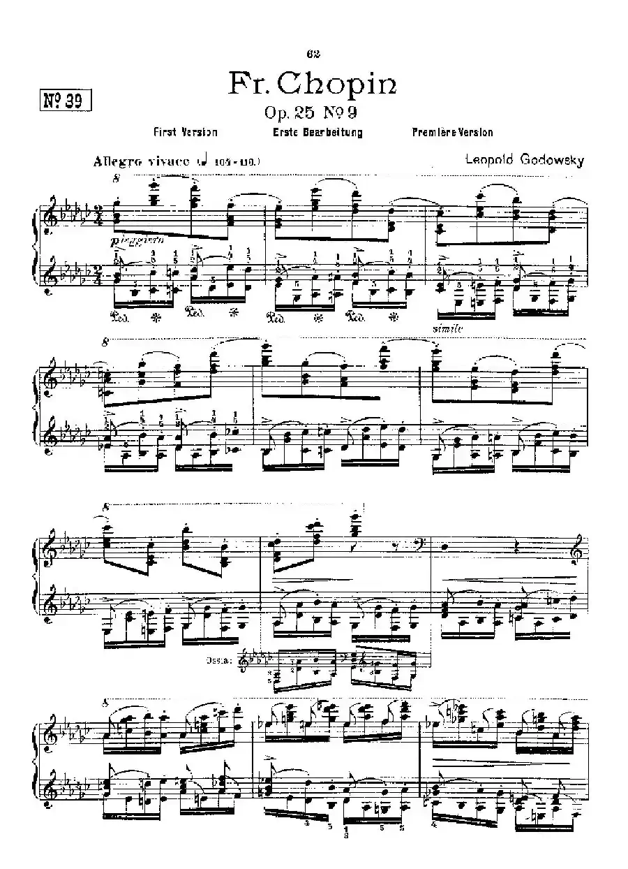 53首以肖邦练习曲为素材而作的练习曲(No.39)