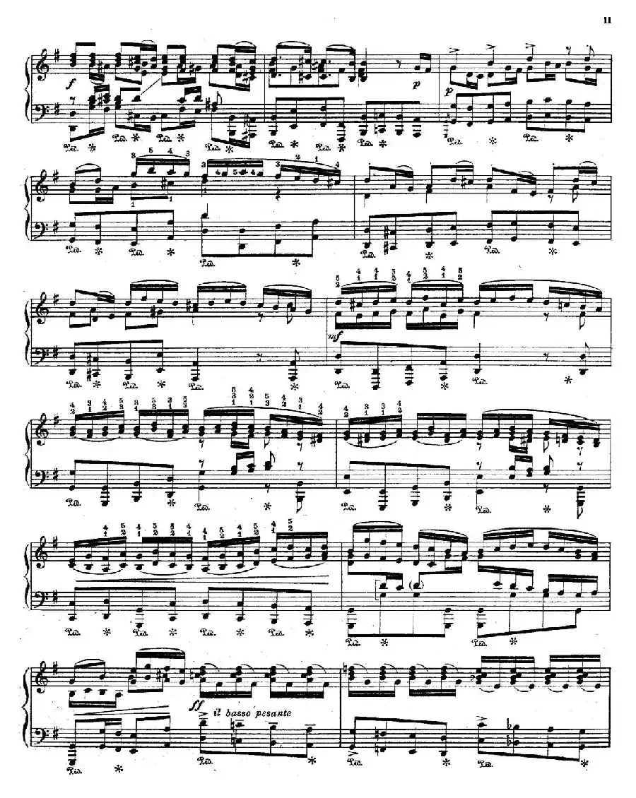 Brandenburg Concerto No.3 in G Major BWV.1048(G大调第三勃兰登堡协奏曲·钢琴独奏版)