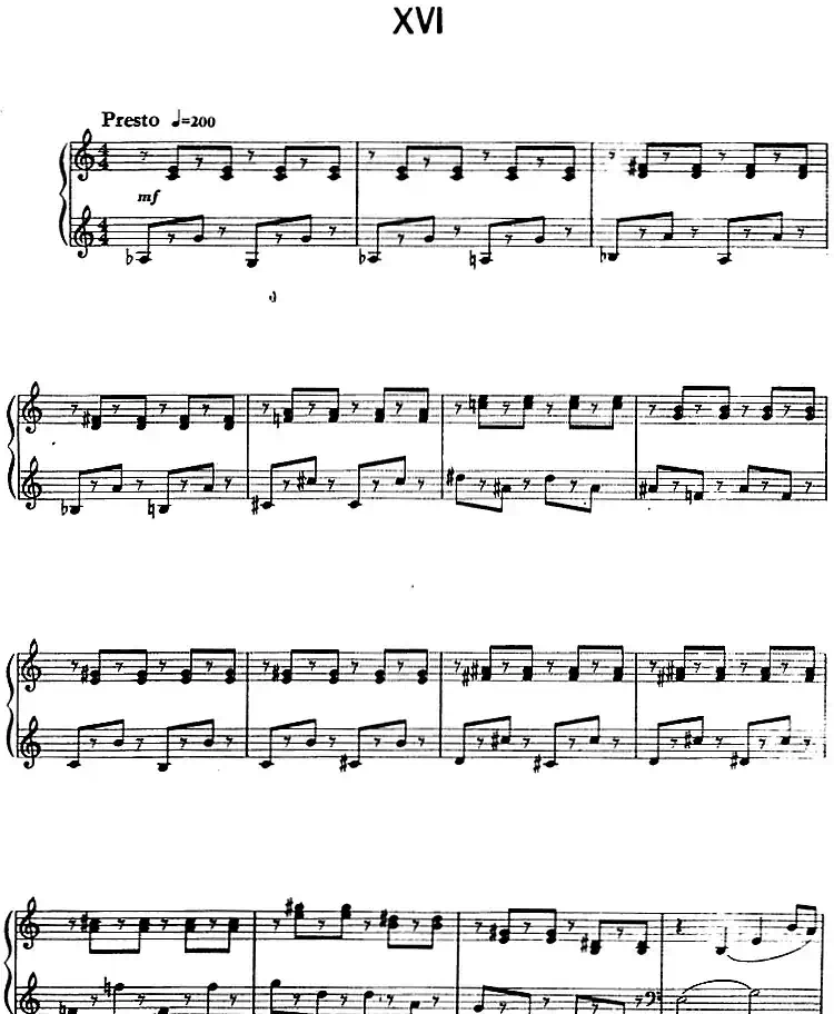 钢琴简易练习曲十六首(丁善德作品三十一号)