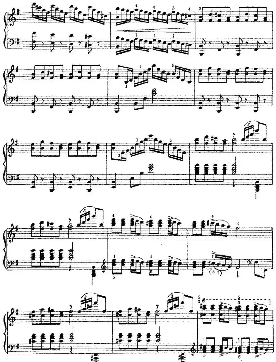 中国钢琴名曲30首:奋勇前进