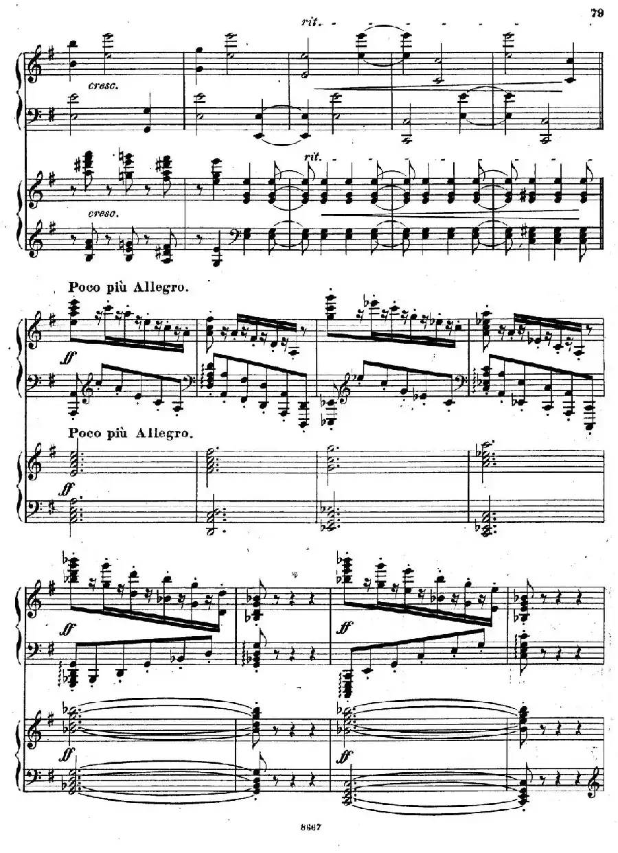 Symphony No.4 in e Minor Op.98(e小调第四交响曲·双钢琴)