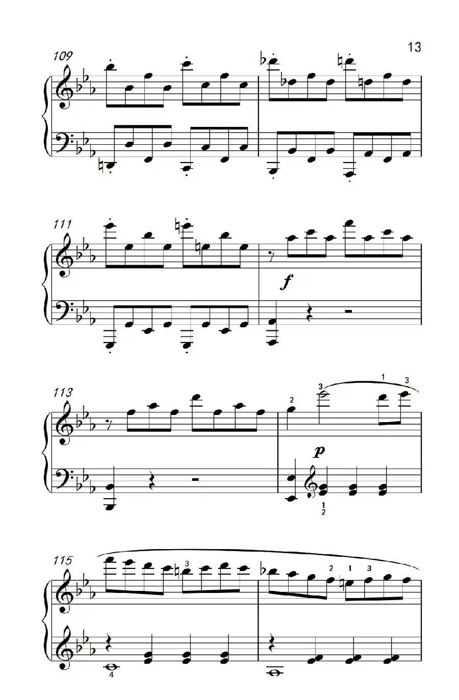 第八钢琴奏鸣曲(悲怆) 极慢的慢板序奏转辉煌的快板