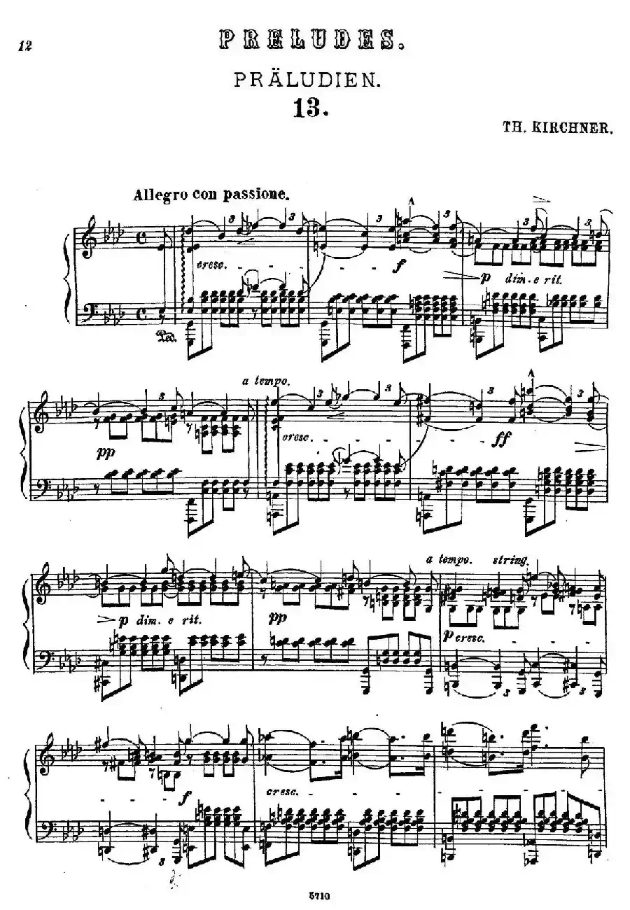 16 Preludes Op.9(16首前奏曲·13)
