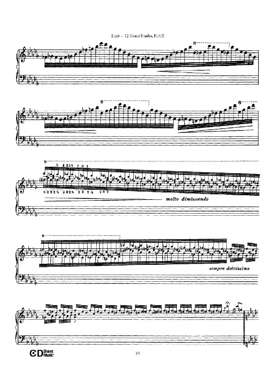 12 Grand Etudes S.137(12首华丽的练习曲·9)