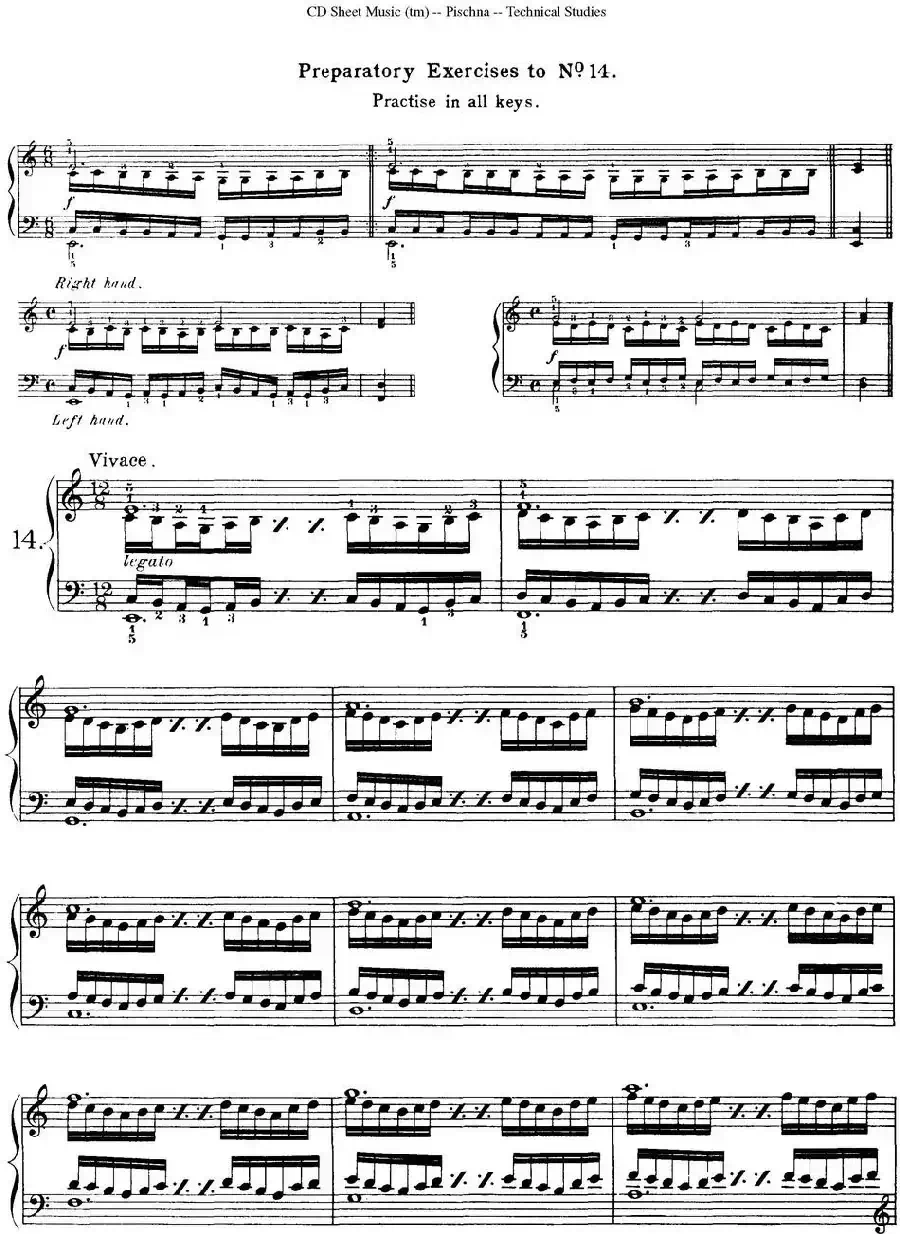 Technical Studies 60 Progressive Exercises (60首钢琴循序渐进练习曲 P21——30)