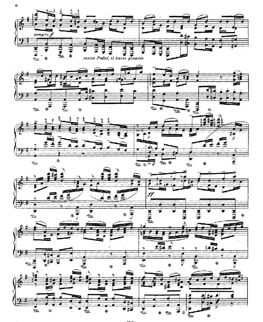 Brandenburg Concerto No.3 in G Major BWV.1048(G大调第三勃兰登堡协奏曲·钢琴独奏版)