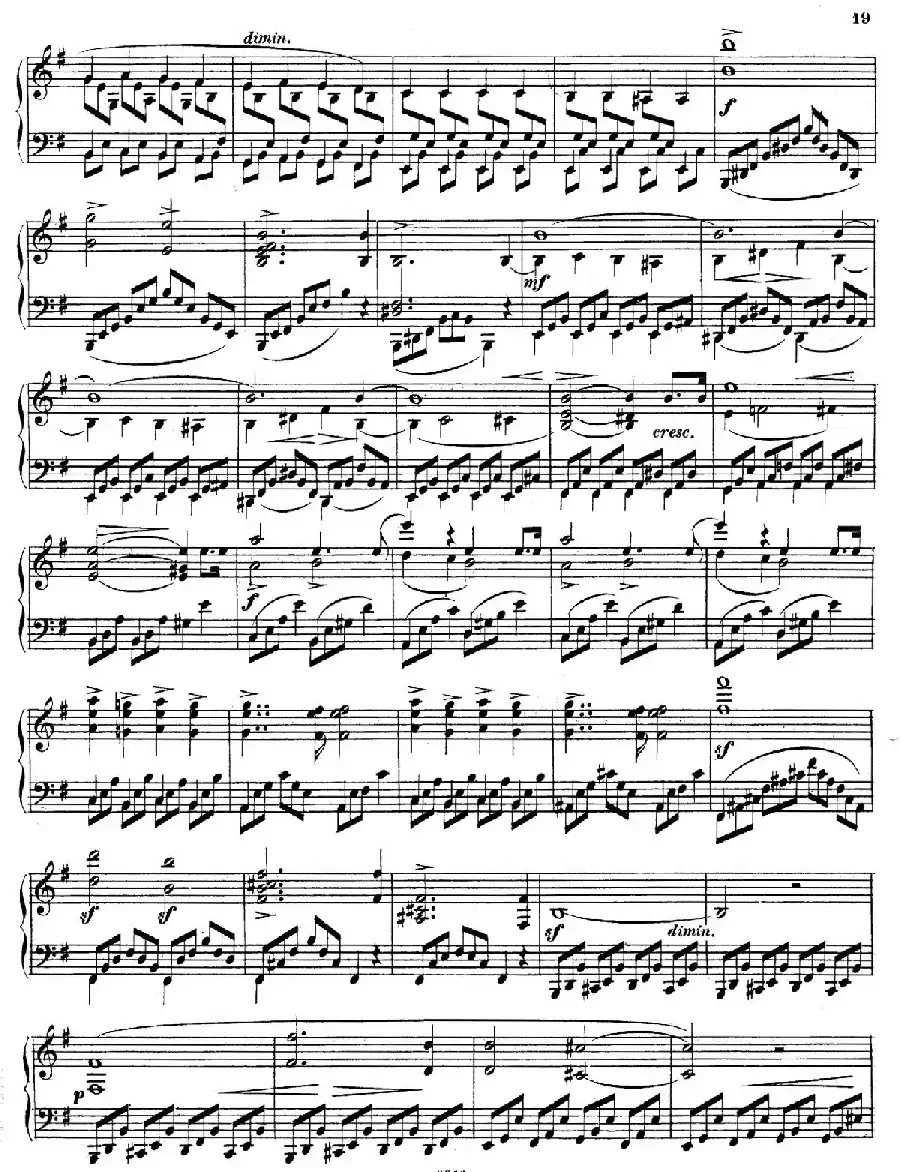 Piano Sonata in e Minor Op.28(e小调钢琴奏鸣曲)