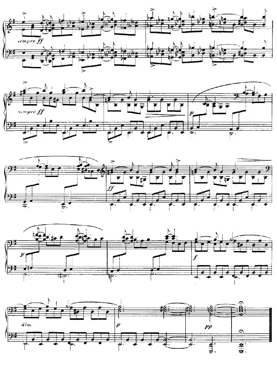 13 Nocturnes, Nocturne No. 12 in E minor (Op.107)