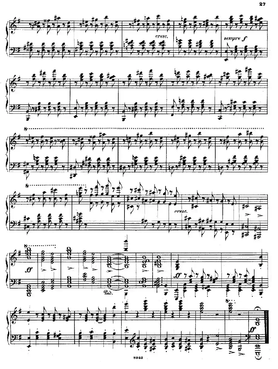 Piano Sonata in e Minor Op.28(e小调钢琴奏鸣曲)
