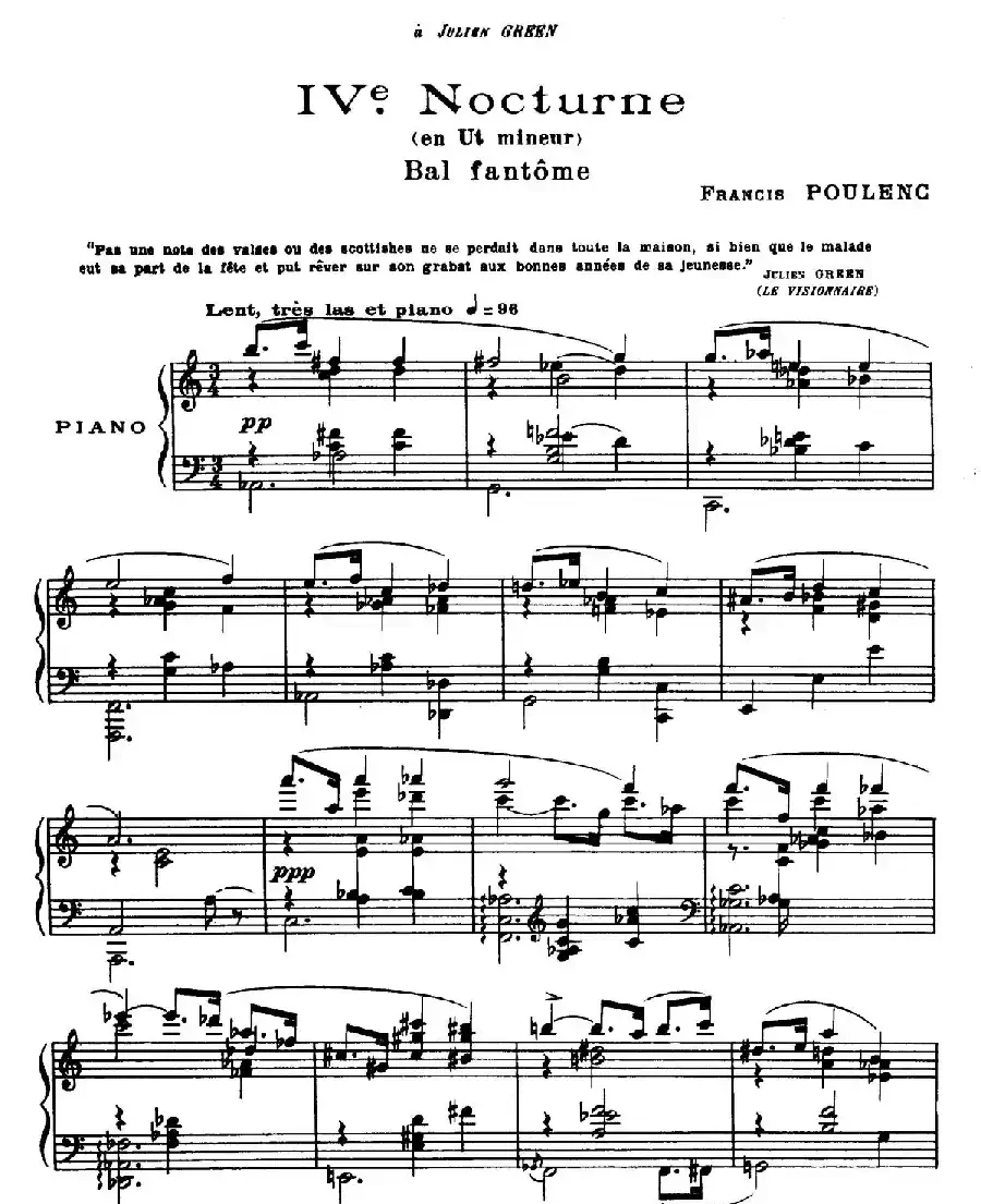 Eight Nocturnes (8首夜曲·Ⅳ)