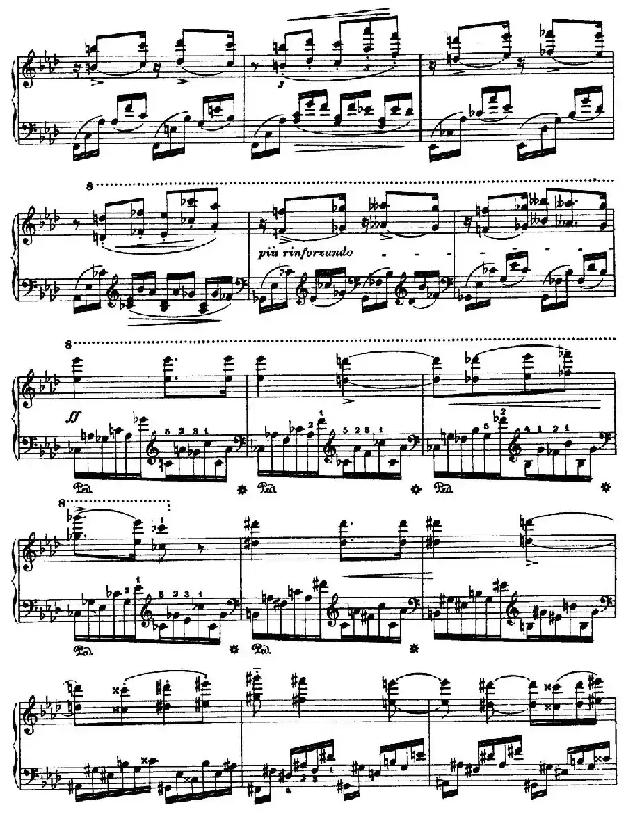 12 Etudes d'execution Transcendante S.139(12首超技练习曲·10)
