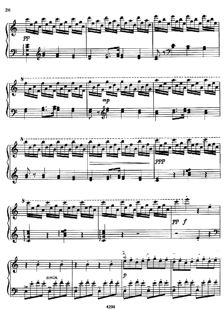 Prokofiev - Ten Pieces Op.12(普罗科菲耶夫-10首小品·7)
