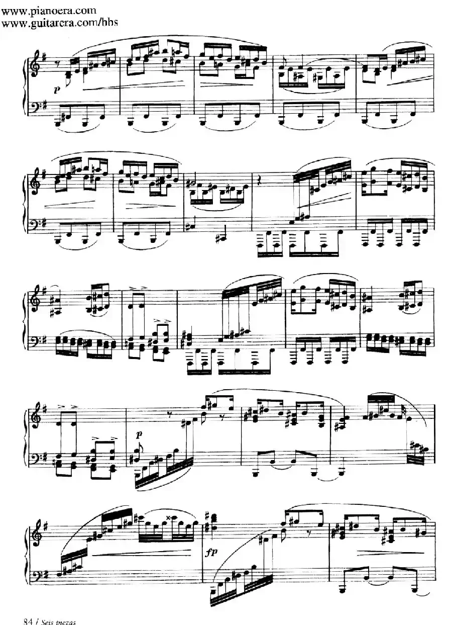 Six Pieces on Spanish Folksongs H.125(6首西班牙民谣小品·4. 巴斯克舞曲 Vascongada)