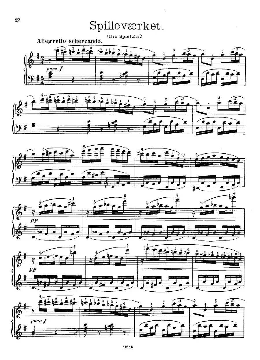 Six Humorous Bagatelles Op.11(6首幽默小品·6)