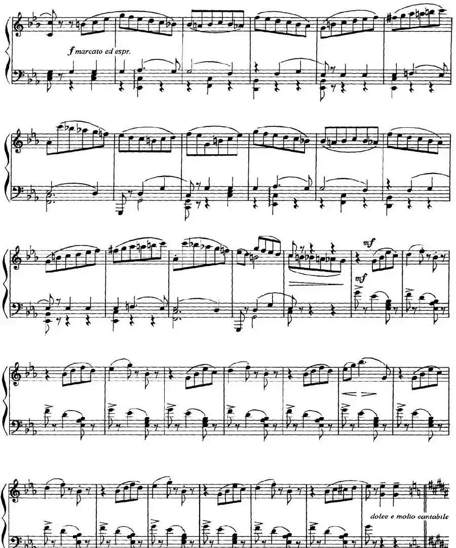 柴可夫斯基18首钢琴小品Op.72(11.Valse bluette)