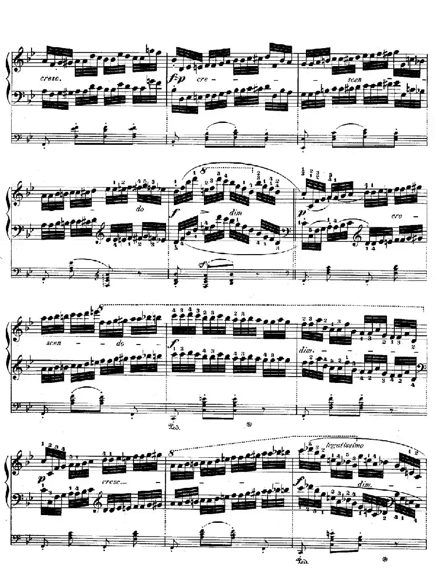 降B大调莫扎特主题变奏曲 Op.2(为钢琴与乐队而作)