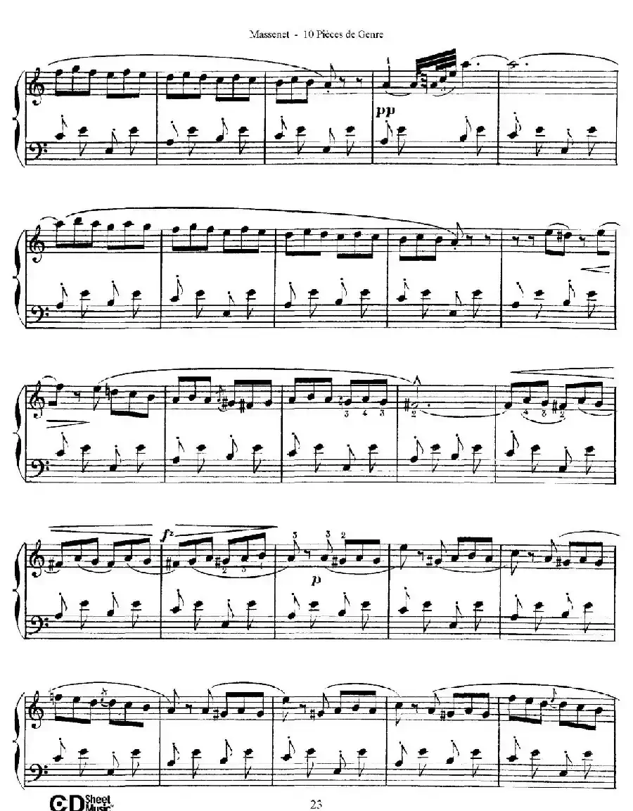 Dix Pièces de Genre Op.10(10首个性小品·Ⅵ)