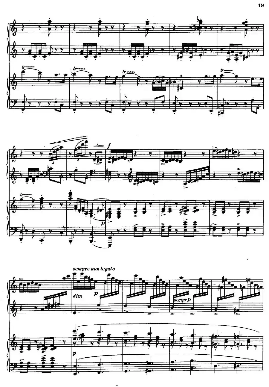 Introduction et Rondo Capriccioso Op.28(引子与随想回旋曲·双钢琴)