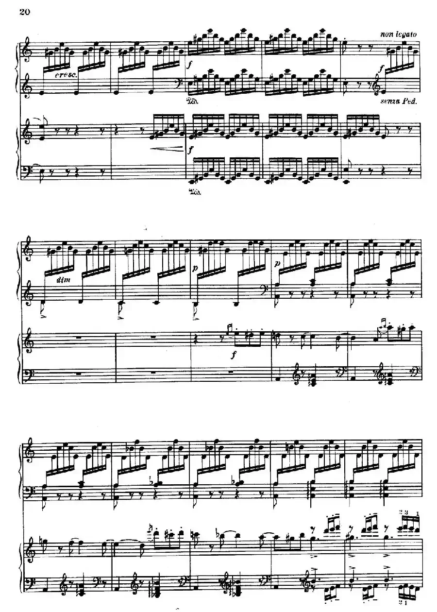 Introduction et Rondo Capriccioso Op.28(引子与随想回旋曲·双钢琴)