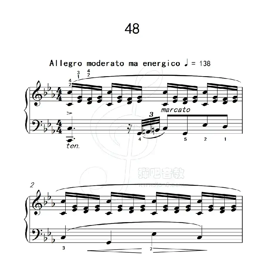 练习曲 48(克拉莫钢琴练习曲60首)