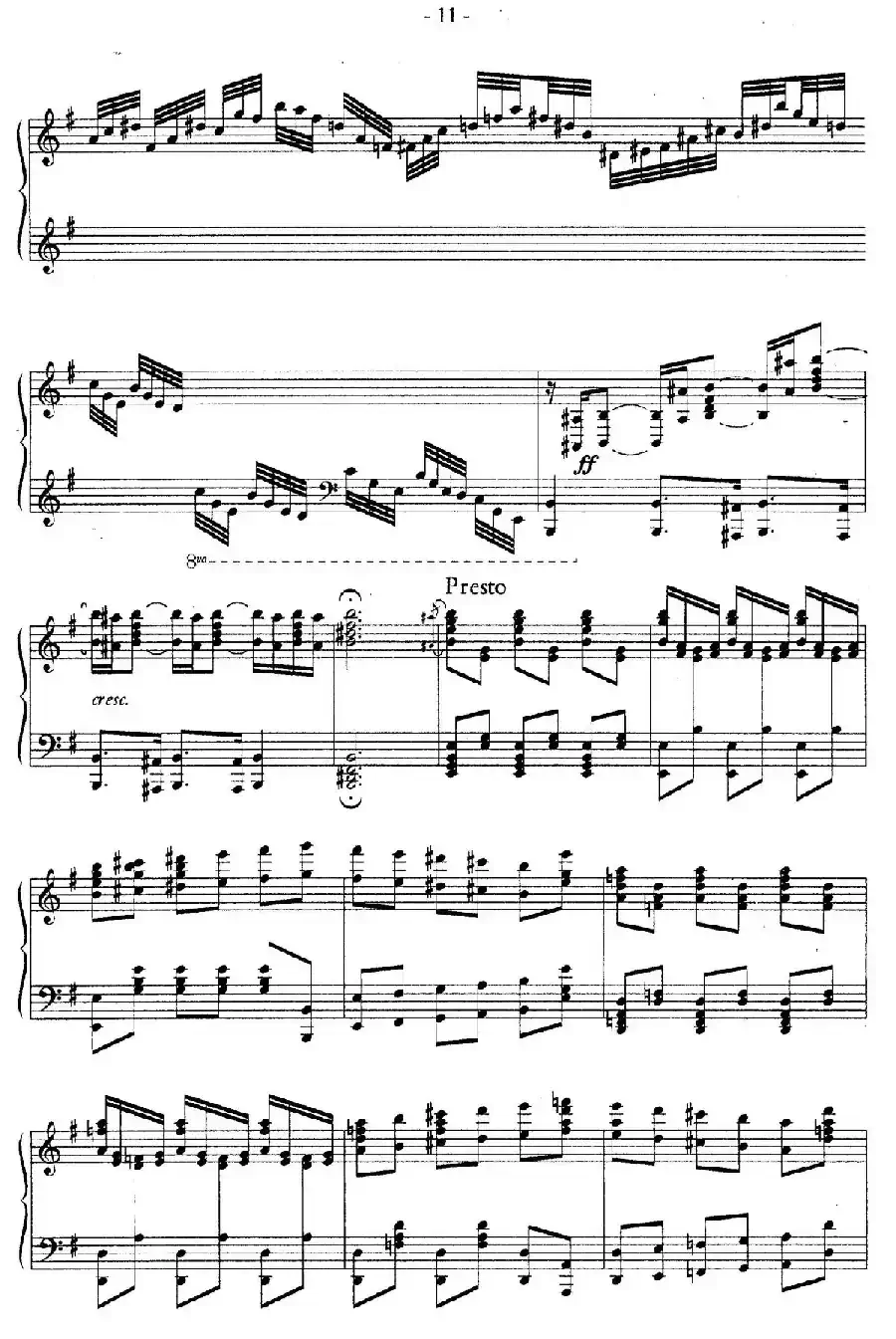 Carmen Variations 12 Pieces(12首卡门主题变奏曲·11)