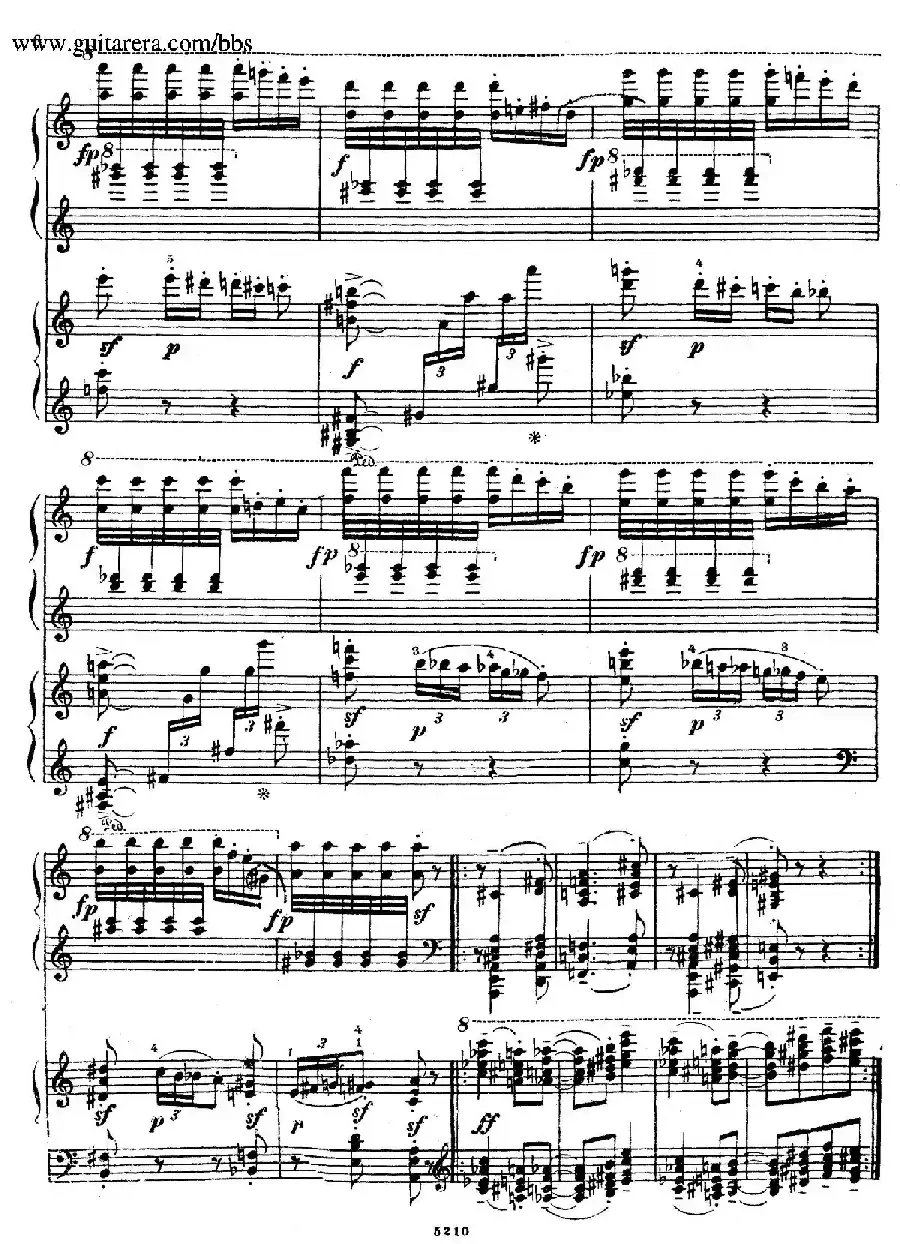 Variation on a Theme by Paganini(帕格尼尼主题变奏曲·双钢琴)