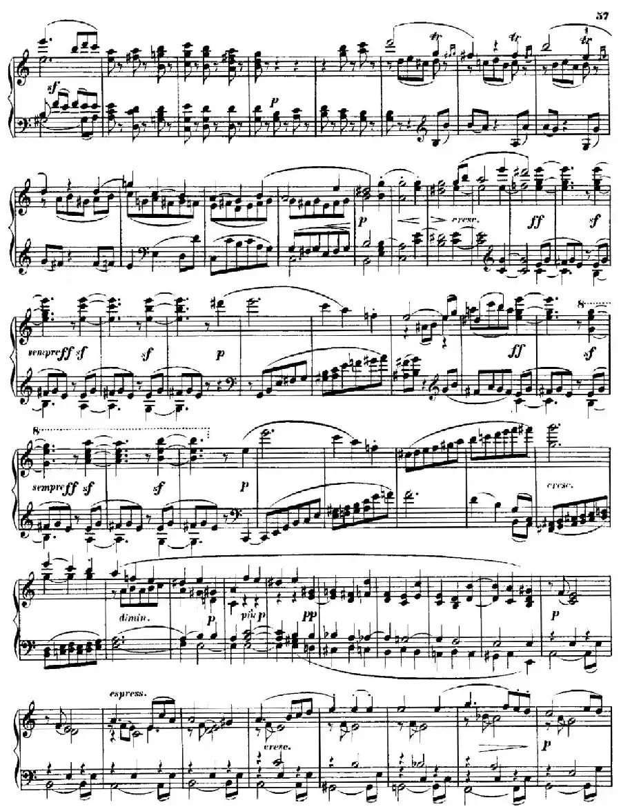 String Quartet No.15 in a Minor Op.132(a小调第十五弦乐四重奏·钢琴独奏版)