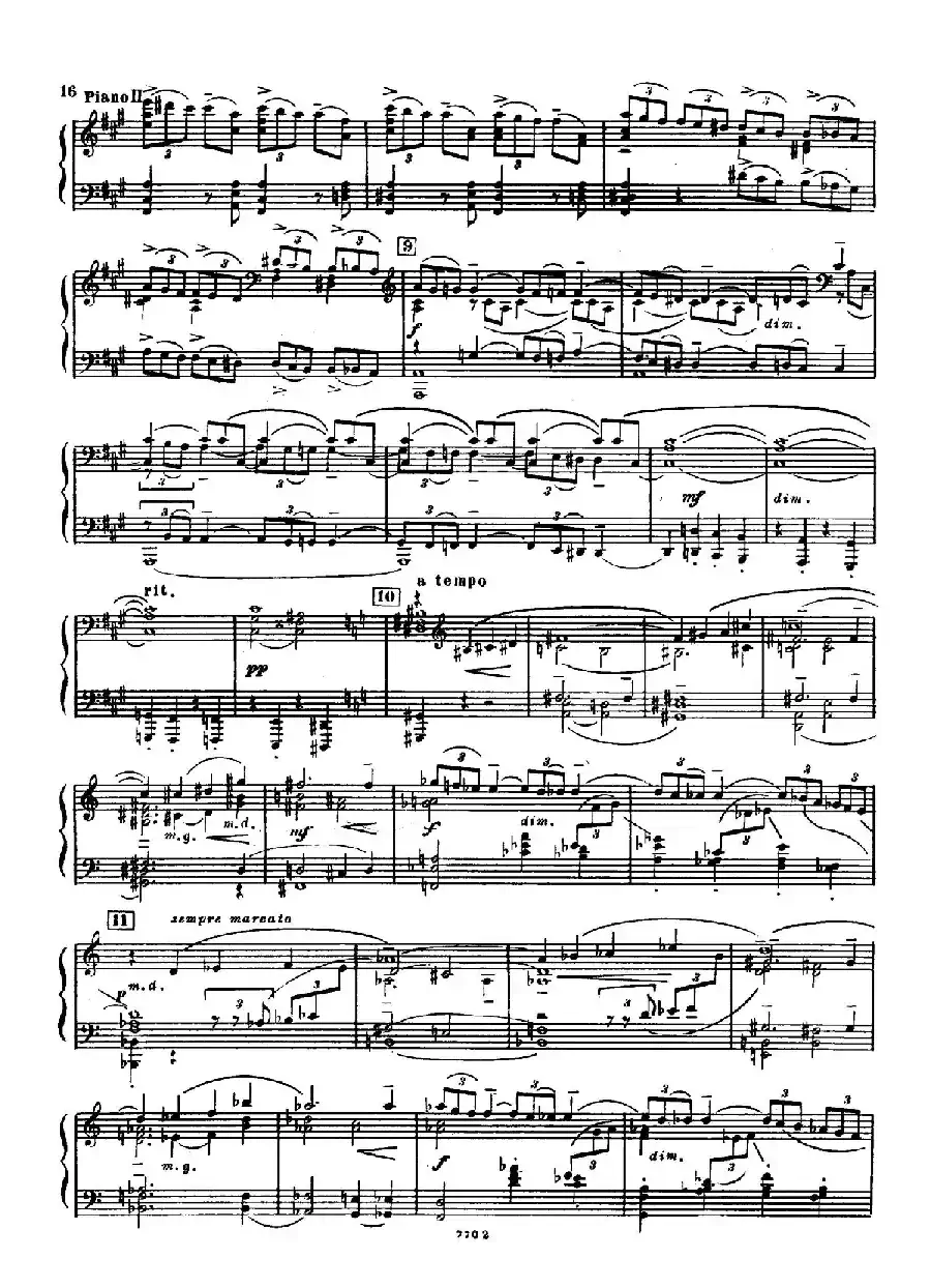 升f小调第一钢琴协奏曲 Op.1(双钢琴版)