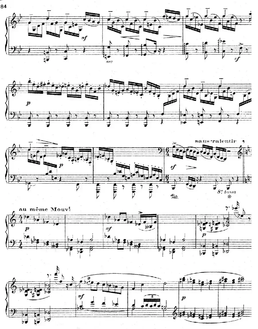 Presto in B-Flat Majo(降B大调急板)