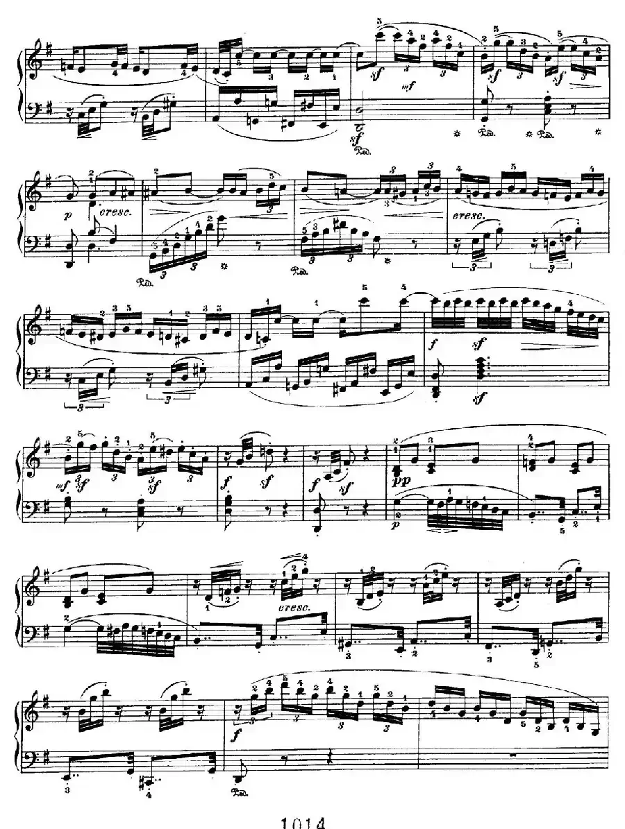 Two Rondos Op.51 No.1(2首回旋曲·2、G大调)