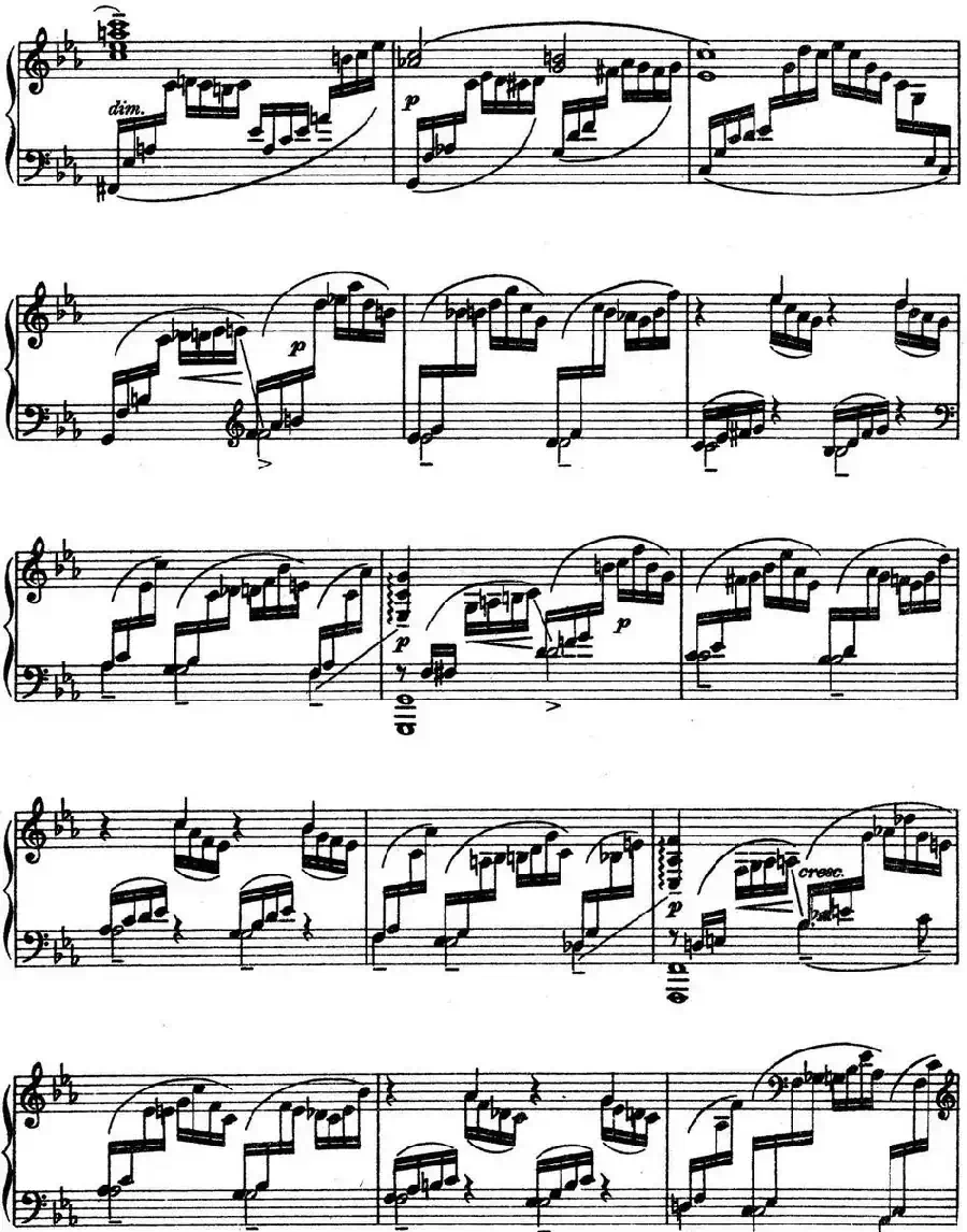 10 Preludes Op.23(拉赫玛尼诺夫10首前奏曲·Ⅶ)