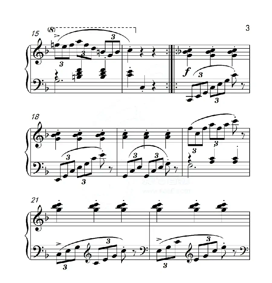 第五级B组 练习曲(中国音乐学院钢琴考级作品1~6级)