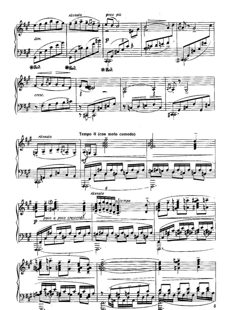 Six Préludes Exotiques Op·17(6首特色前奏曲·1)