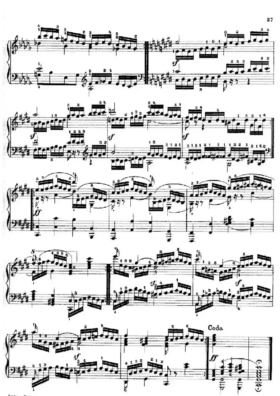 School of the Virtuoso Op.365(60首钢琴高级练习曲·14)