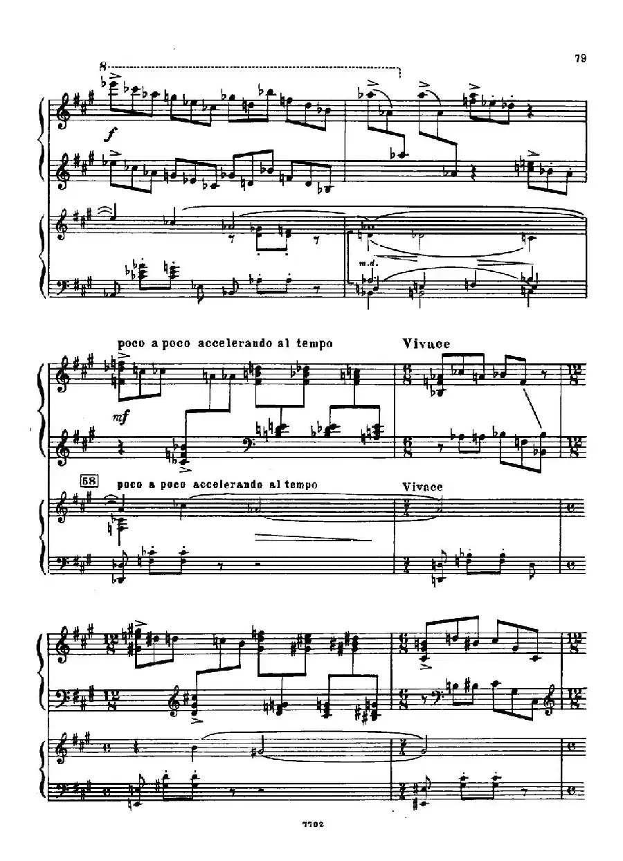 升f小调第一钢琴协奏曲 Op.1(双钢琴版)