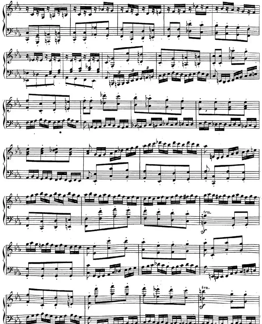 贝多芬钢琴奏鸣曲21 黎明(华尔斯坦) C大调 Op.53 C major