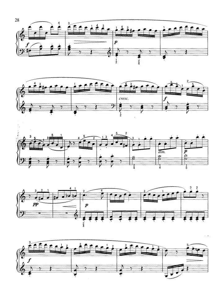 小奏鸣曲(Sonatine,op.36-3)