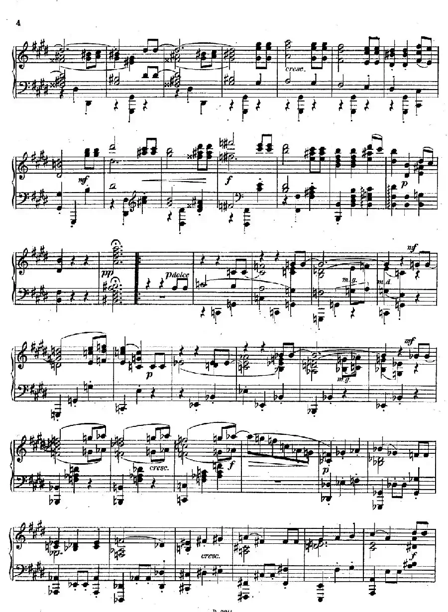 Four Pieces 4首小品 Op.2(Ⅰ)
