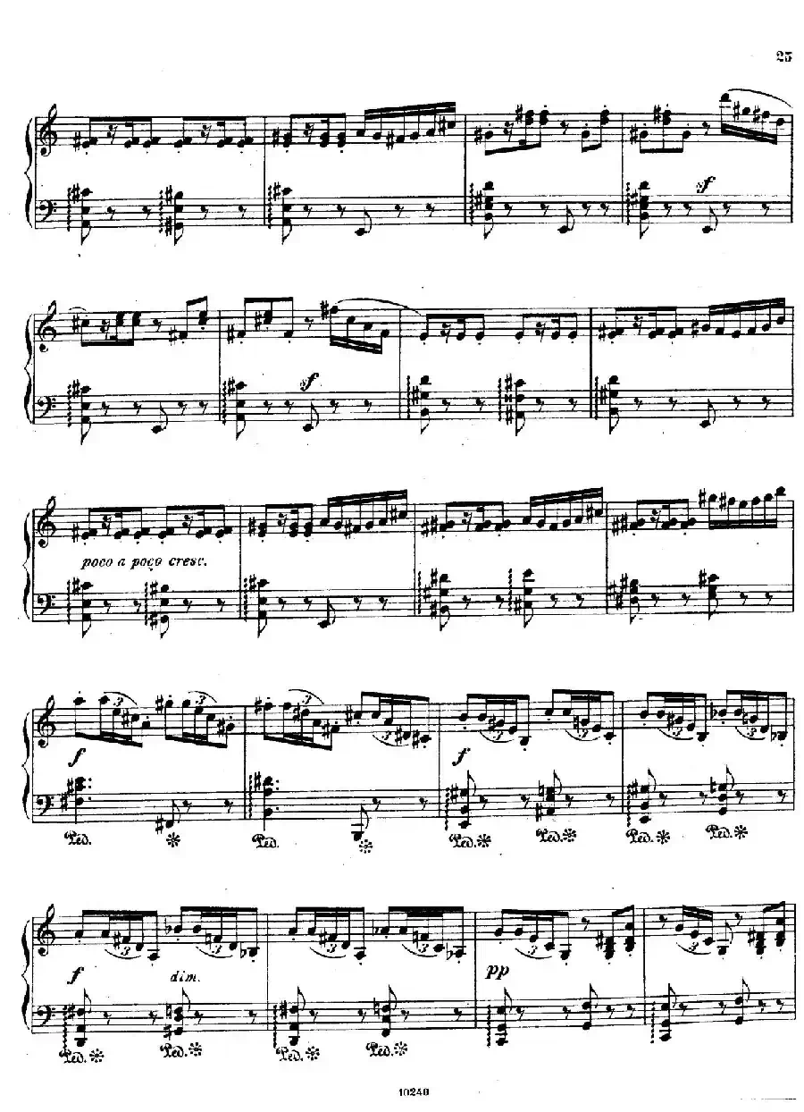 Etudes Rythmiques Op.149(节奏练习曲集)(6)