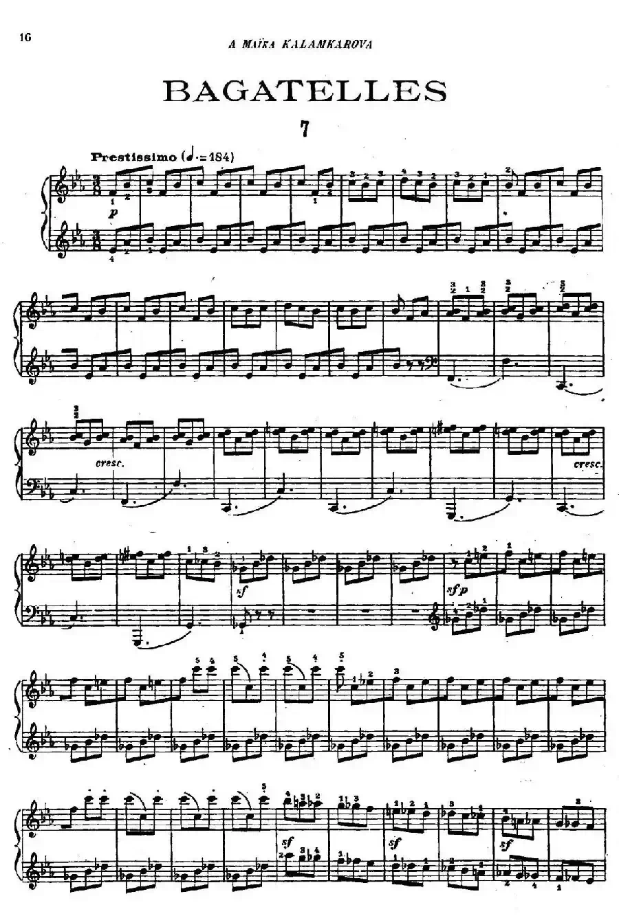 Tcherepnin - 10 Bagatelles Op.5(齐尔品-10首小品·7)