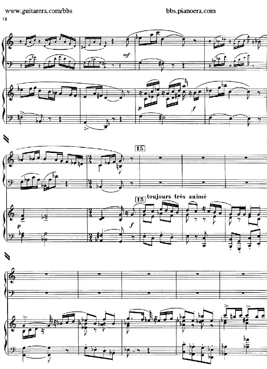 Piano Concerto in c-sharp Minor (升c小调钢琴协奏曲·第一乐章)