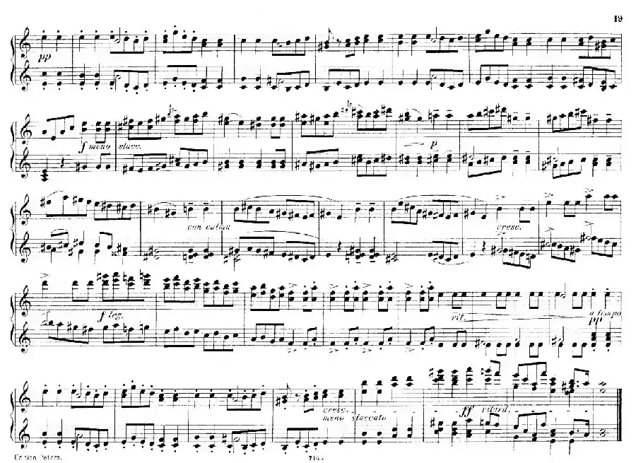 Deux Morceaux Pour Quatre Mains Op.43(2首四手联弹小品·2)