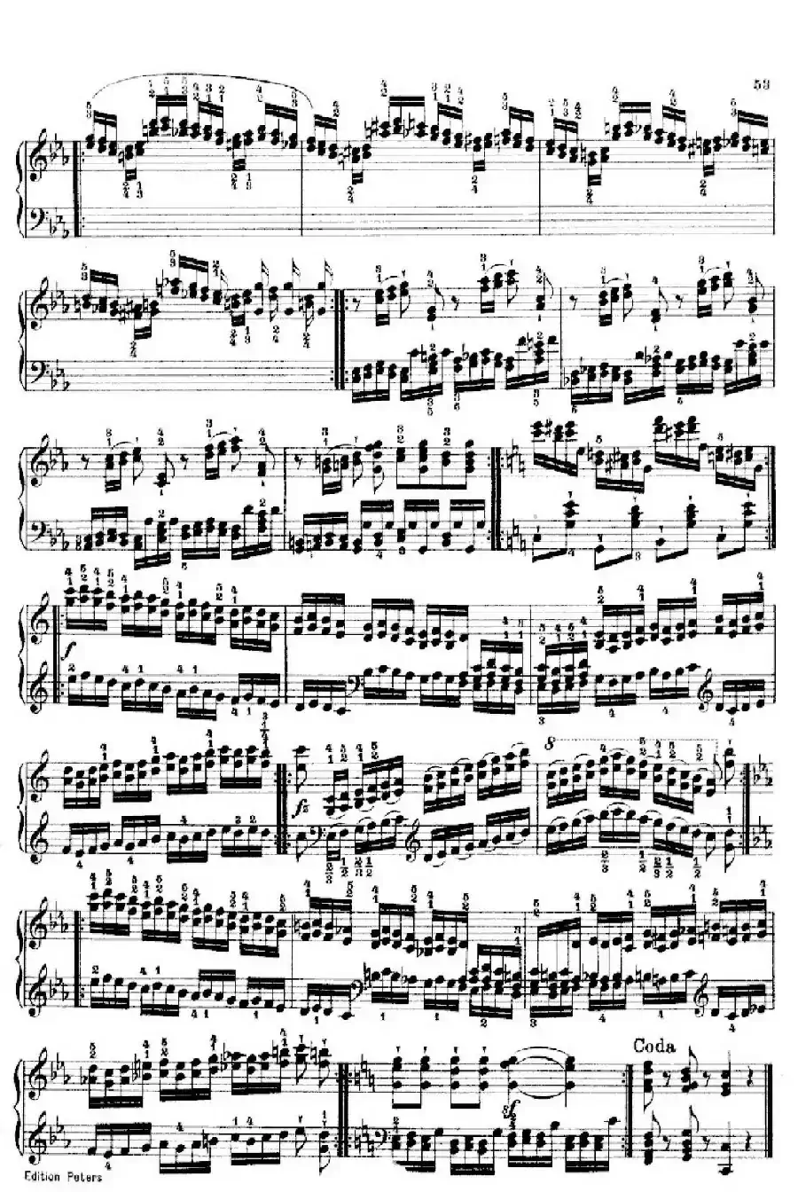 School of the Virtuoso Op.365(60首钢琴高级练习曲·21)