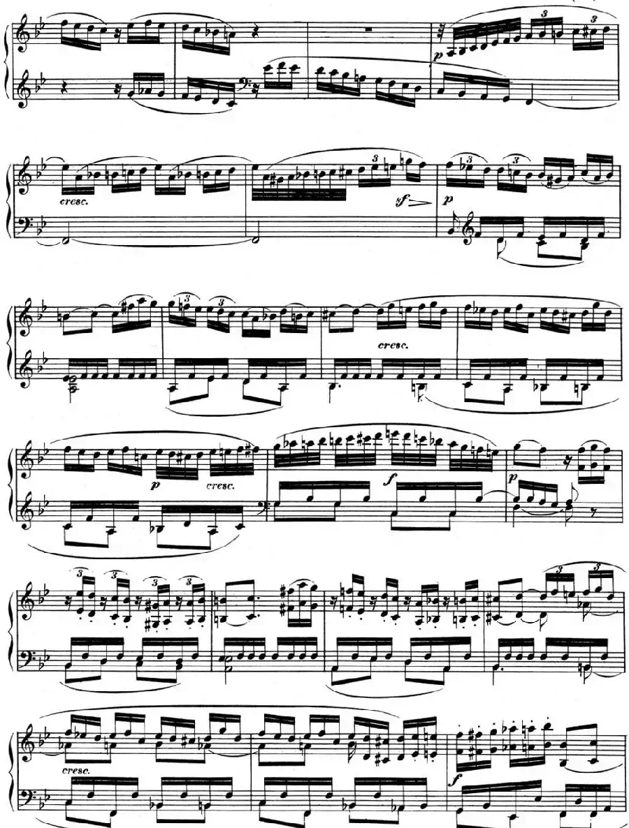 贝多芬钢琴奏鸣曲11 降B大调 Op.22 B-flat major