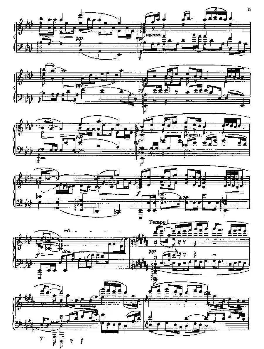 Three Preludes on Gregorian Melodies(三首格里高利圣咏前奏曲 1. 很慢的慢板)