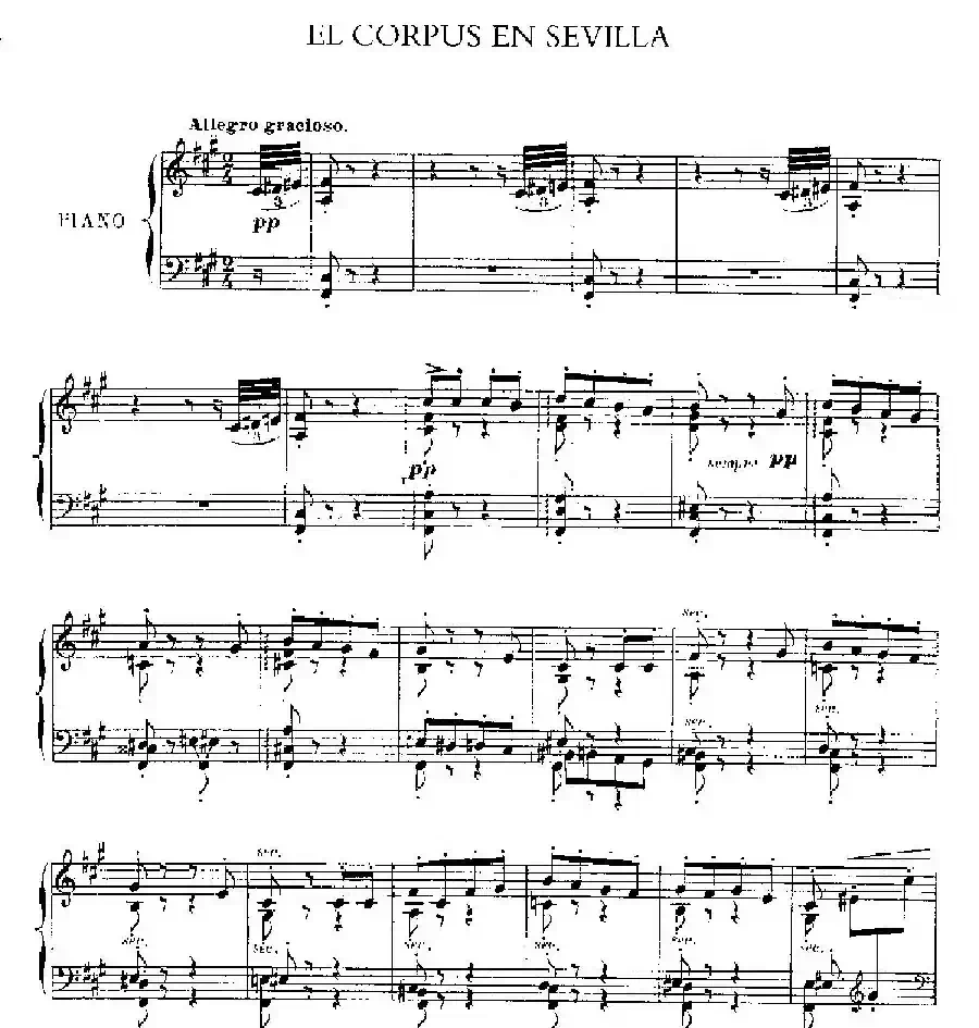 伊贝利亚组曲:EL CORPUS EN SEVILLA