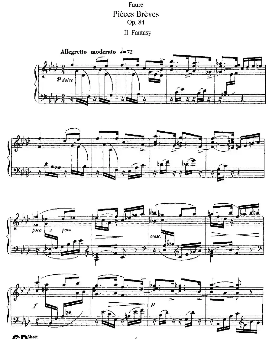 Pieces Breves Op.84(Ⅱ)